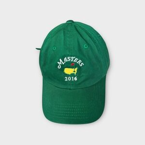 Masters 2016 Green Golf Hat Cap Augusta National Adjustable Embroidered Logo